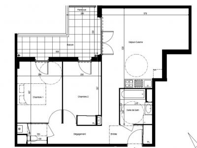 For rent Cluses 3 rooms 66 m2 Haute savoie (74300) photo 0