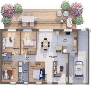 Acheter Maison 104 m2 Saint-quentin-de-baron