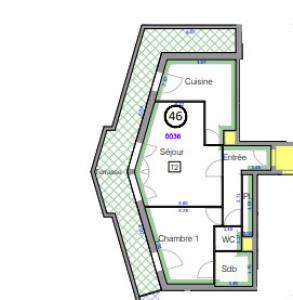 For sale Angers 1 room 51 m2 Maine et loire (49100) photo 3