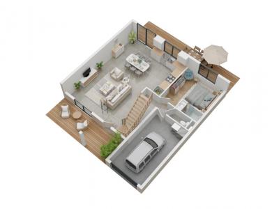 For sale Elven 6 rooms 89 m2 Morbihan (56250) photo 2