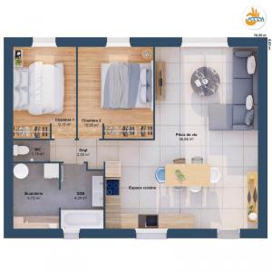 Acheter Maison 69 m2 Monterblanc