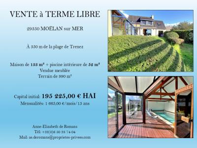 For sale Moelan-sur-mer 8 rooms 133 m2 Finistere (29350) photo 0