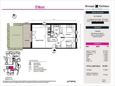 Louer Appartement Eaunes Haute garonne