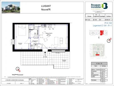 Annonce Location 2 pi�ces Appartement Luisant 28