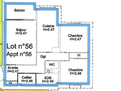 For sale Angers 3 rooms 67 m2 Maine et loire (49100) photo 3