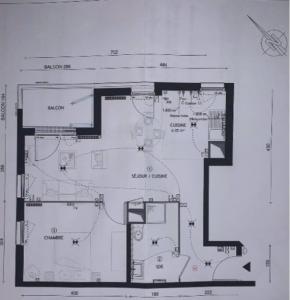 For rent Cergy 2 rooms 48 m2 Val d'Oise (95000) photo 0