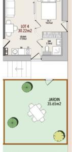 Louer Appartement 30 m2 Tassin-la-demi-lune