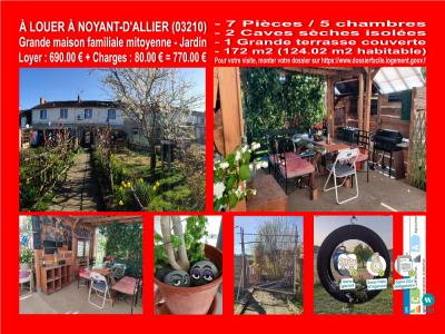 For rent Noyant-d'allier 6 rooms 120 m2 Allier (03210) photo 0