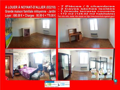 Louer Maison 120 m2 Noyant-d'allier