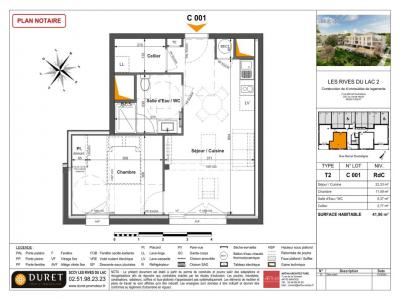 For rent Cholet 2 rooms 41 m2 Maine et loire (49300) photo 2