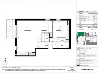 For rent Mordelles 3 rooms 64 m2 Ille et vilaine (35310) photo 1