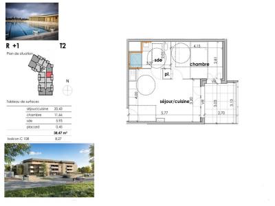 For sale Sauvian 2 rooms 38 m2 Herault (34410) photo 1