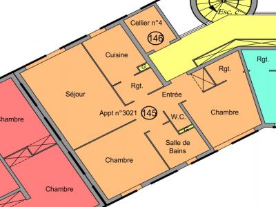 Annonce Vente 3 pi�ces Appartement Mans 72