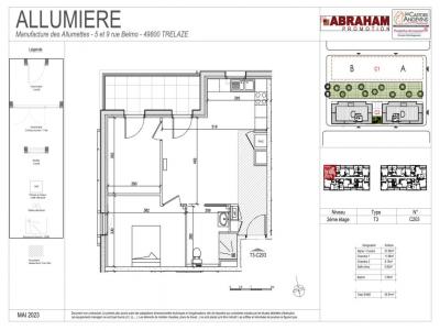 For rent Trelaze 3 rooms 54 m2 Maine et loire (49800) photo 2