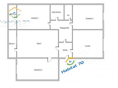 Annonce Location 4 pi�ces Appartement Lure 70