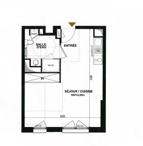 For rent Nantes 1 room 32 m2 Loire atlantique (44000) photo 0