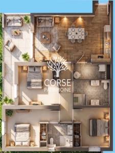 For sale Sorbo-ocagnano 4 rooms 87 m2 Corse (20213) photo 3