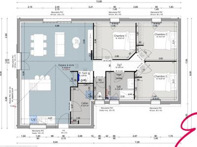 For sale Cantenac 5 rooms 90 m2 Gironde (33460) photo 2