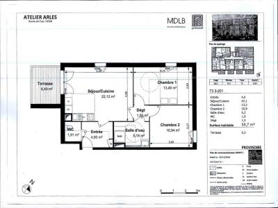 Annonce Location 3 pi�ces Appartement Arles 13