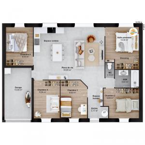 For sale Basse-goulaine 7 rooms 95 m2 Loire atlantique (44115) photo 2