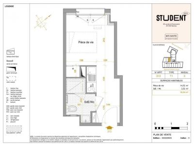 Louer Appartement 18 m2 Nantes