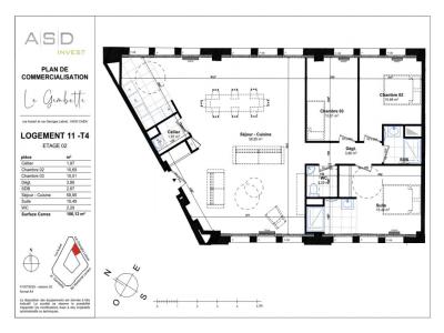 Acheter Appartement 106 m2 Caen