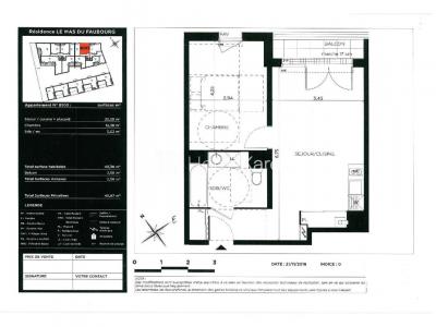 For rent Toulouse 2 rooms 44 m2 Haute garonne (31500) photo 0