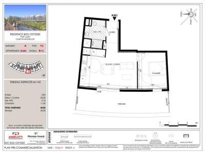 Louer Appartement 44 m2 Canet-en-roussillon