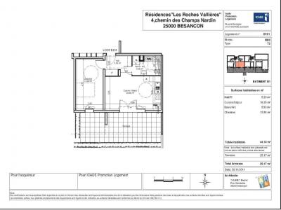 Annonce Location 2 pi�ces Appartement Besancon 25