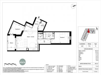 Annonce Location 3 pi�ces Appartement Villeneuve-d'ascq 59