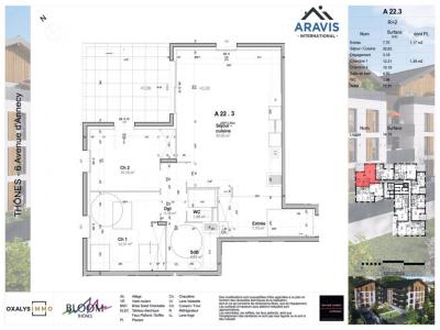 Acheter Appartement 71 m2 Thones