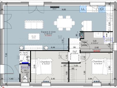 Acheter Maison 70 m2 Lesparre-medoc