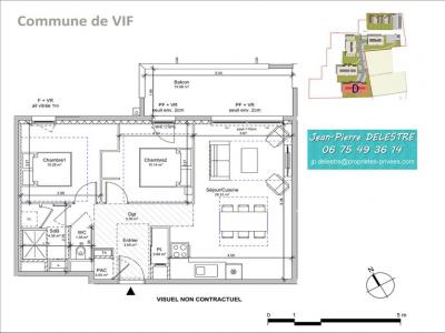 For sale Vif 3 rooms 60 m2 Isere (38450) photo 1