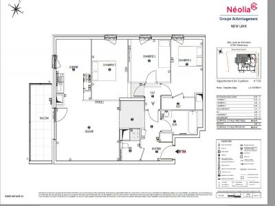 For rent Strasbourg 4 rooms 89 m2 Bas rhin (67200) photo 0