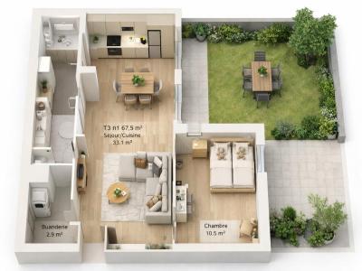 Acheter Appartement 67 m2 Villeurbanne