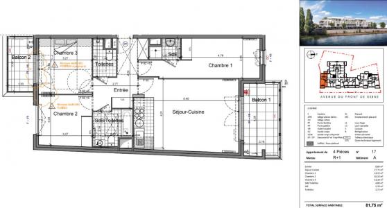 Annonce Vente 4 pi�ces Appartement Villeneuve-le-roi 94