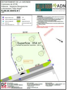Annonce Vente Terrain Izon 33