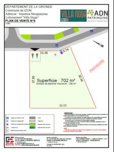 Annonce Vente Terrain Izon 33