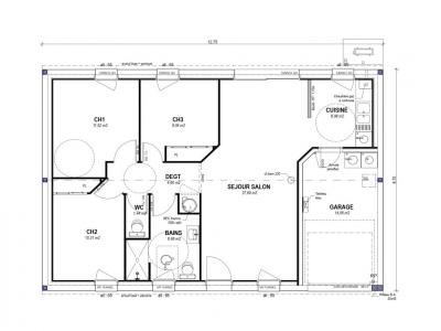 For sale Sainte-hermine 78 m2 Vendee (85210) photo 1