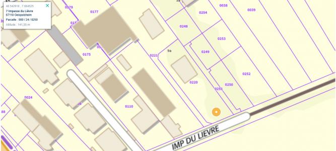 Annonce Vente Terrain Geispolsheim 67