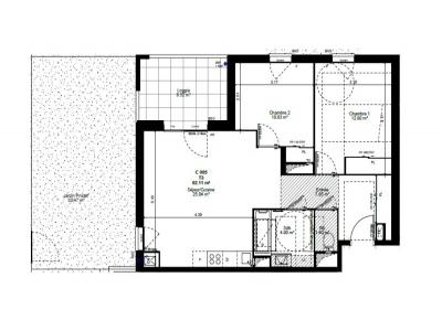 For rent Albertville 3 rooms 62 m2 Savoie (73200) photo 0