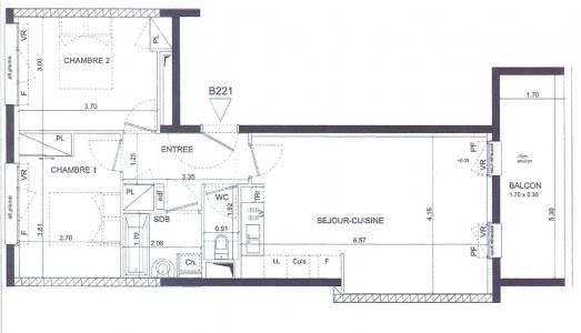 Louer Appartement 58 m2 Nantes