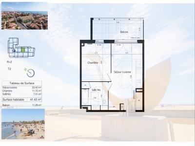 Annonce Vente 2 pi�ces Appartement Valras-plage 34