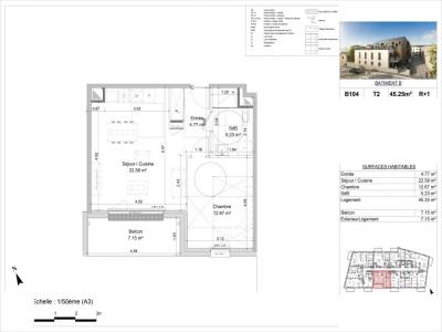 Annonce Location 2 pi�ces Appartement Mondeville 14