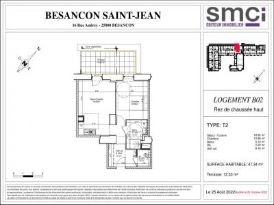 Annonce Location 2 pi�ces Appartement Besancon 25