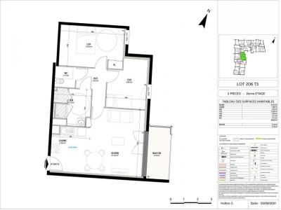 For rent Poitiers 3 rooms 60 m2 Vienne (86000) photo 1