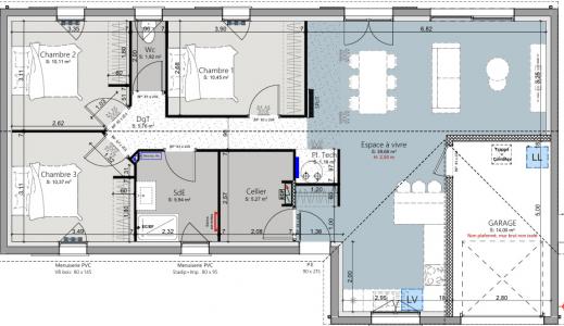 For sale Soussans 90 m2 Gironde (33460) photo 2