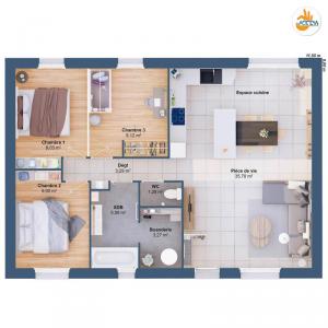 Acheter Maison 76 m2 Arques-la-bataille