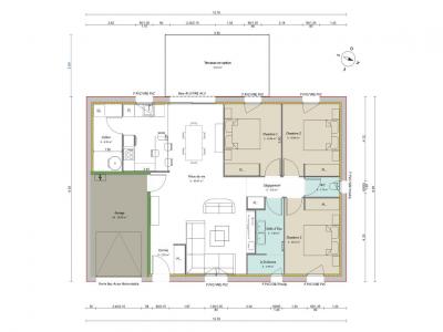 For sale Mont-de-marsan 4 rooms 90 m2 Landes (40000) photo 1