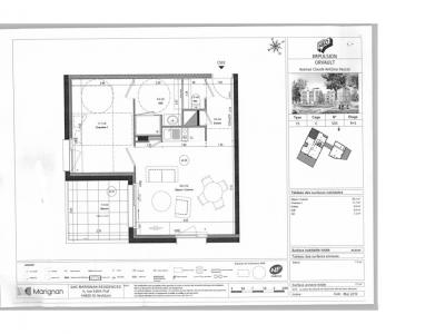 For rent Orvault 2 rooms 41 m2 Loire atlantique (44700) photo 1